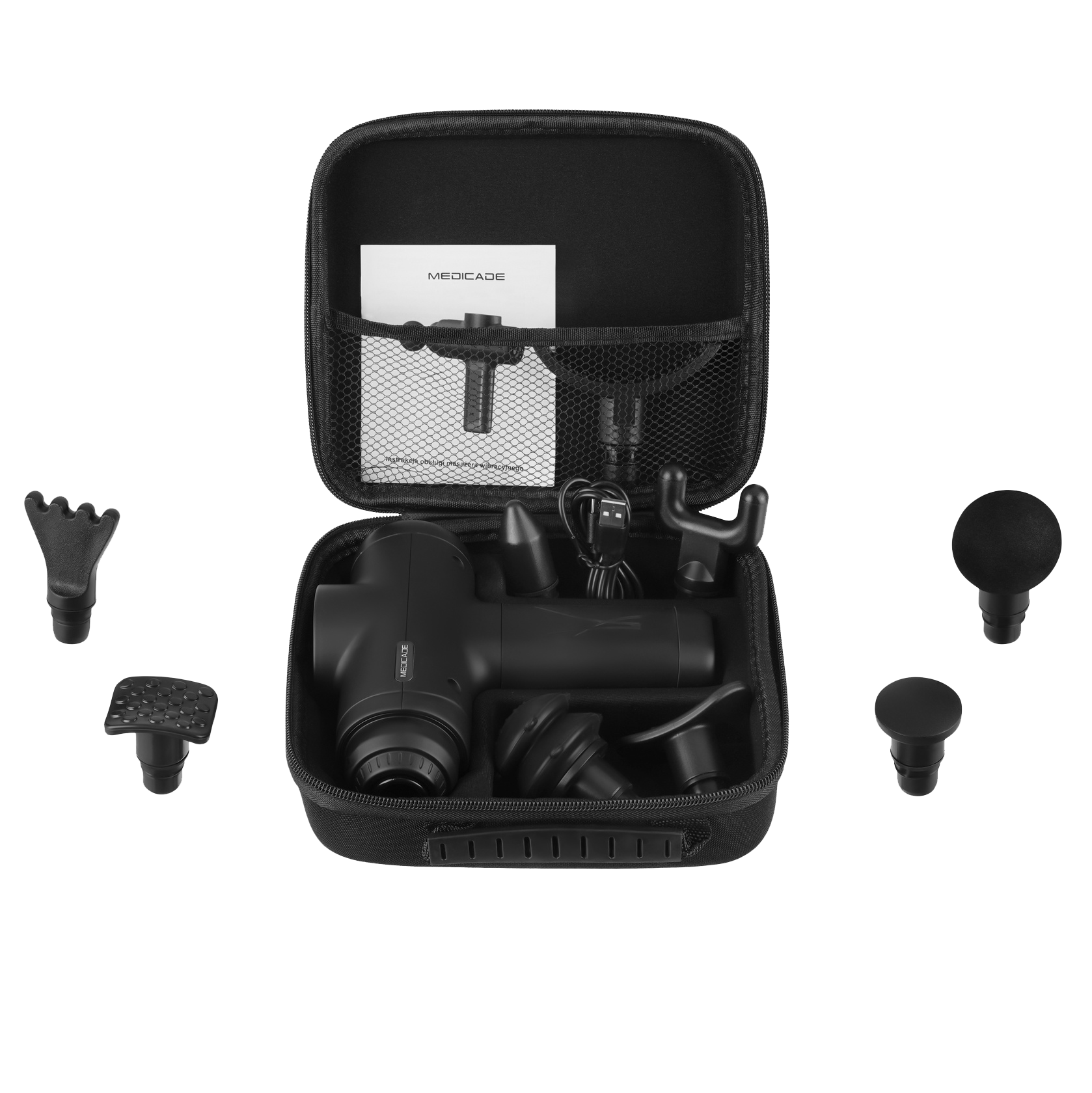 Pistolet do masażu MEDICADE Impact Mini + futerał - obrazek 10